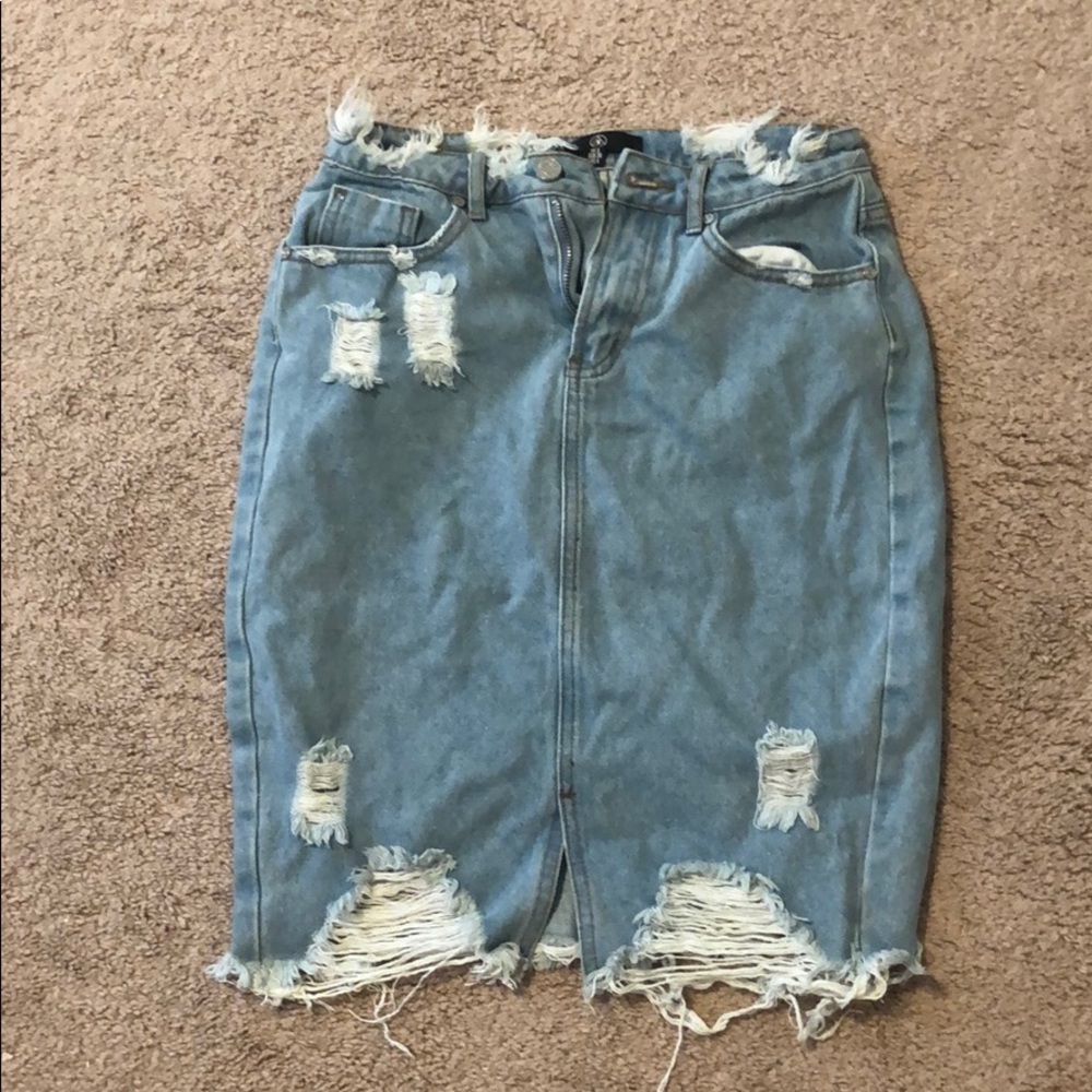 Missguided midi skirt size 4